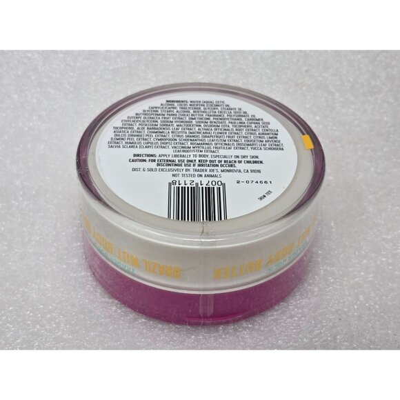 Trader Joe’s Brazil Nut Body Butter Lotion Cream 8 oz Limited Edition Sealed - Picture 2 of 2